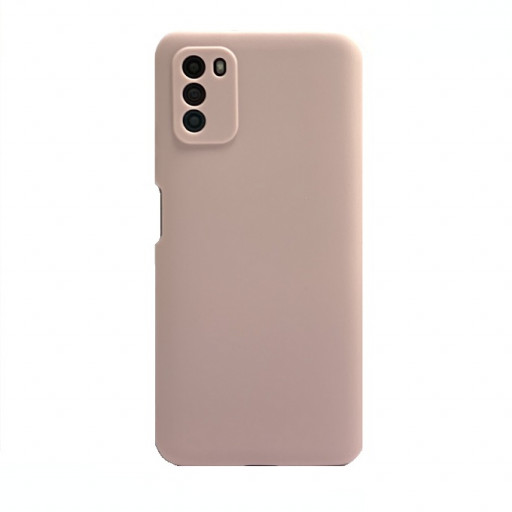 Силиконовая накладка для смартфона POCO M3 (розовая)