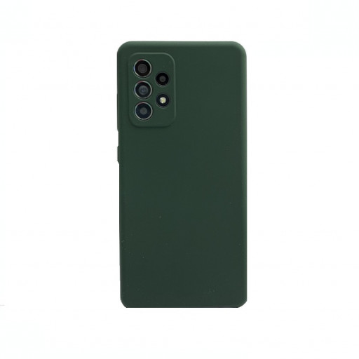 Силиконовая накладка для смартфона Samsung Galaxy A52 (зеленая)