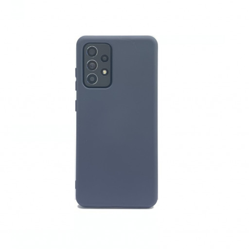 Накладка силиконовая для смартфона Samsung Galaxy A52 (темно-синяя)