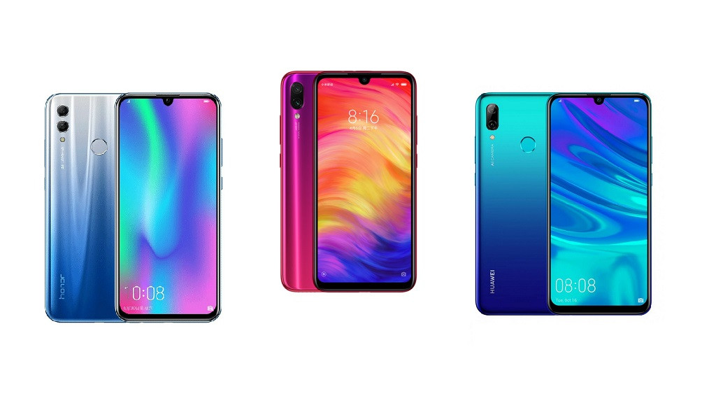 Сравнительный обзор сразу трех топовых смартфонов 2019 года: Redmi Note 7, Honor 10 lite и Huawei P smart (2019).