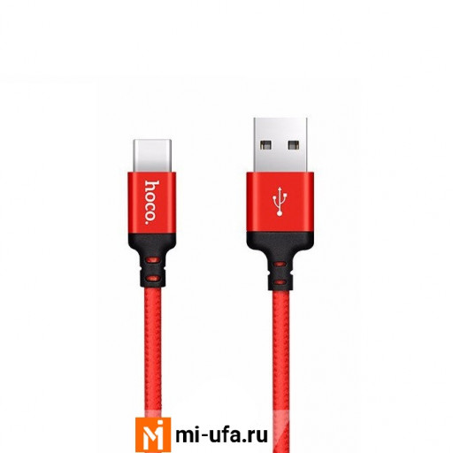 Кабель USB HOCO X14 Times Speed Charging Cable Type-C 2m (красный)