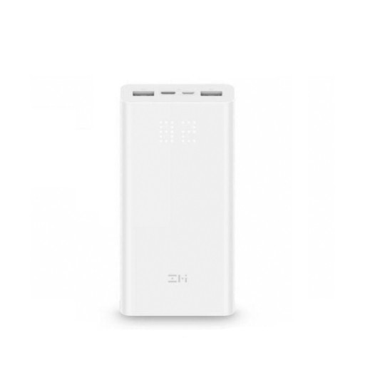 Внешний аккумулятор Xiaomi Mi Power Bank ZMI Aura QB821 20000 mAh (белый)