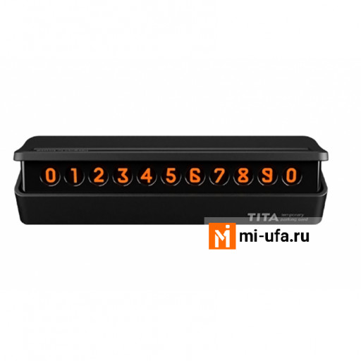 Табличка с номером телефона для автомобиля Mi BCase TITA (черная)