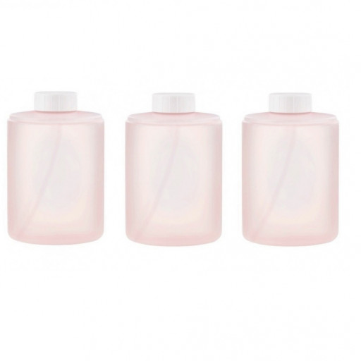 Сменный блок для дозатора жидкого мыла Xiaomi Mijia Automatic Foam Soap Dispenser 3шт. (розовое)