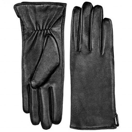 Женские перчатки Qimian Spanish Lambskin Touch Screen Gloves (черный, L)