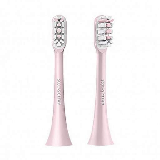 Сменные насадки Soocare для зубной щетки X3 CLEAN (розовые)