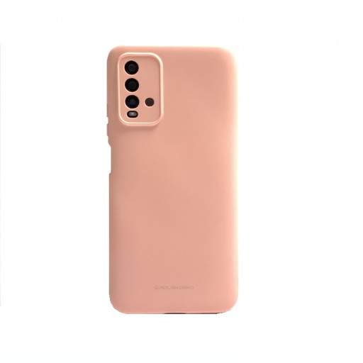 Накладка силиконовая MOLAN CANO для смартфона Redmi Note 9T (розовая)