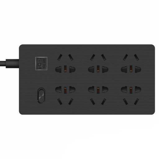Патч-панель Xiaomi Aigo TC0601 Power Strip (6 розеток) (черный)