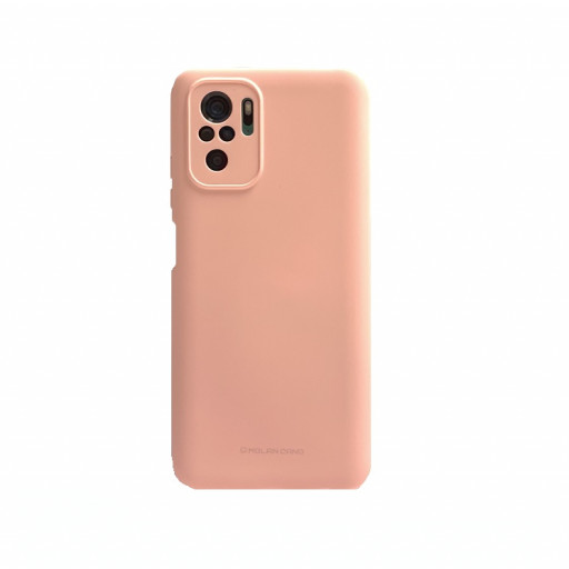 Силиконовая накладка MOLAN CANO для смартфона Redmi Note 10 (розовая)