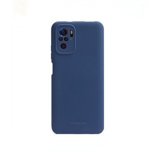 Силиконовая накладка MOLAN CANO для смартфона Redmi Note 10 (синяя)