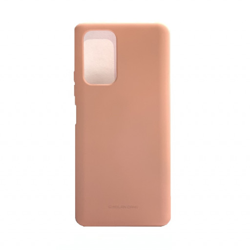 Силиконовая накладка MOLAN CANO для смартфона Redmi Note 10 Pro (розовая)