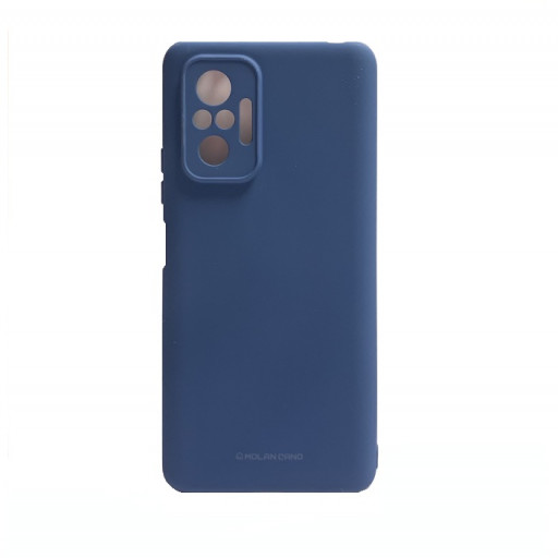 Силиконовая накладка MOLAN CANO для смартфона Redmi Note 10 Pro (синяя)