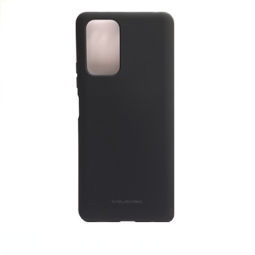 Силиконовая накладка MOLAN CANO для смартфона Redmi Note 10 Pro (черная)