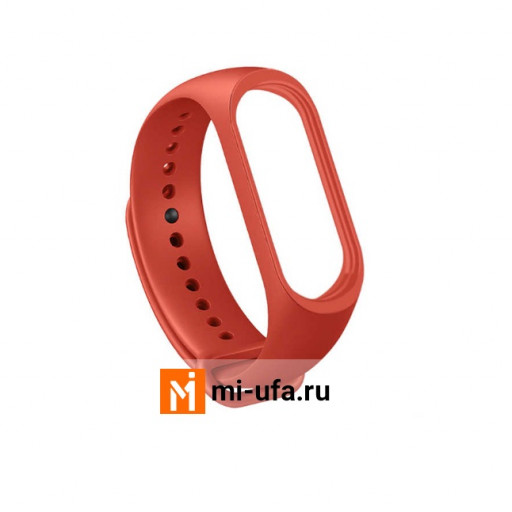 Оригинальный ремешок для Xiaomi Mi Band 3/Mi Band 4 силиконовый (оранжевый)