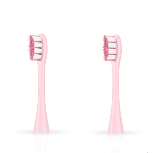 Сменные насадки Amazfit P3 для зубных щеток Oclean Z1/X/SE/Air/One Soft brush 2шт (розовые)