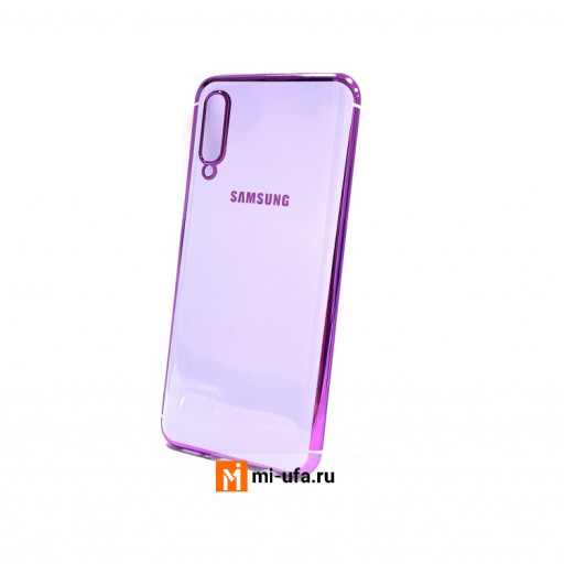 Силиконовая накладка для смартфона Samsung Galaxy A50 (лиловая)