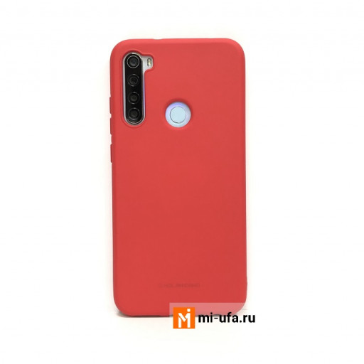 Накладка силиконовая MOLAN CANO для смартфона Redmi Note 8 (красная)