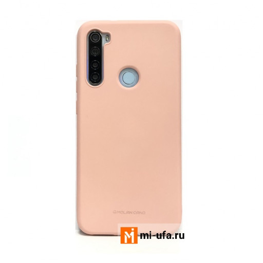 Накладка силиконовая MOLAN CANO для смартфона Redmi Note 8 (розовая)