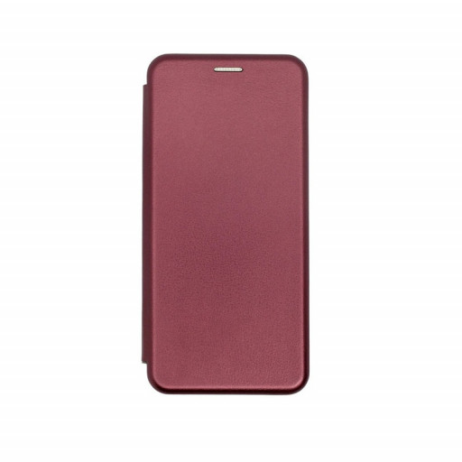 Чехол-книжка Fashion магнитный для смартфона Redmi Note 10 Pro (бордовый)