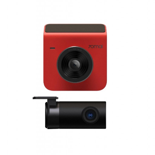 Видеорегистратор Xiaomi 70mai Dash Cam A400+Rear cam (красный)