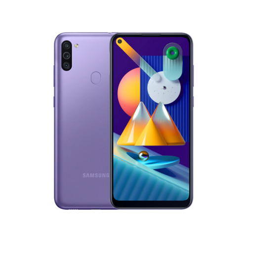 Смартфон Samsung Galaxy M11 3/32Gb (фиолетотвый)
