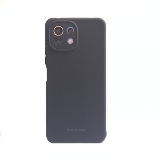 Силиконовая накладка MOLAN CANO для смартфона Mi 11 lite (черная)