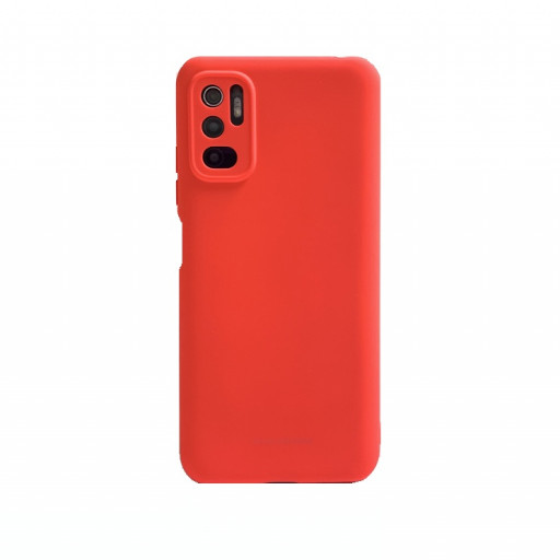 Силиконовая накладка MOLAN CANO для смартфона Poco M3 Pro/Note 10T (красная)
