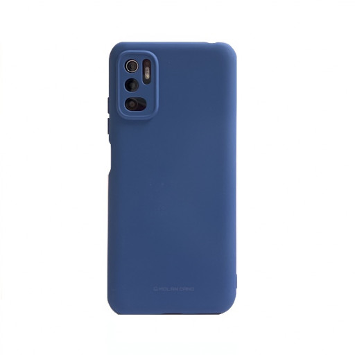 Силиконовая накладка MOLAN CANO для смартфона Poco M3 Pro/Note 10T (синяя)