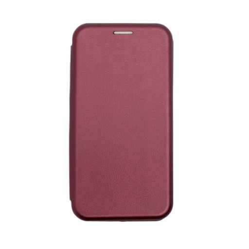 Чехол-книжка Fashion магнитный для смартфона Xiaomi Mi 11 lite (бордовый)