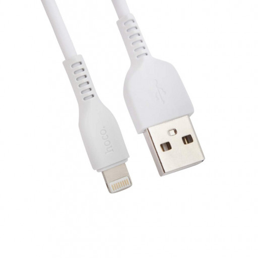 Кабель USB Hoco X13 Easy charged lightning 1m (белый)