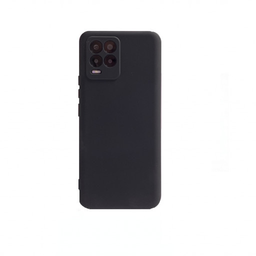 Силиконовая накладка для смартфона Realme 8 Pro (черная)