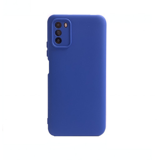 Силиконовая накладка для смартфона POCO M3 (синяя)
