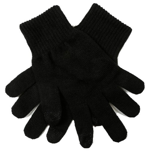 Перчатки для сенсорных экранов Xiaomi FO Touch Screen Warm Velvet Gloves однотонные (черные)