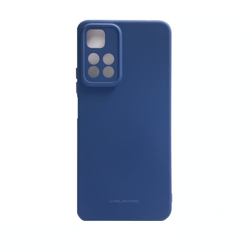 Силиконовая накладка MOLAN CANO для смартфон Redmi Note 11 Pro (синяя)
