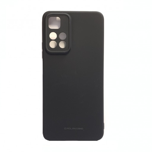 Силиконовая накладка MOLAN CANO для смартфон Redmi Note 11 Pro (черная)