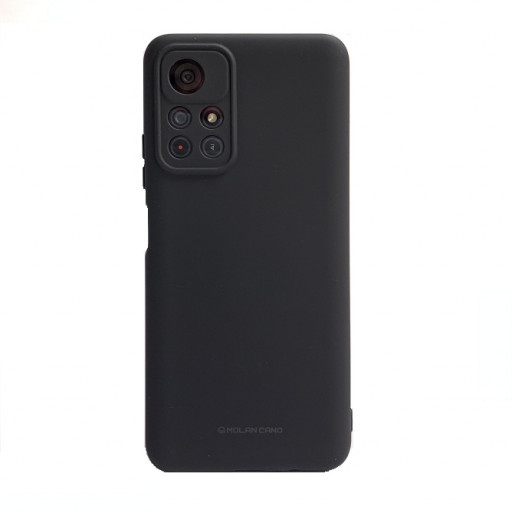 Силиконовая накладка MOLAN CANO для смартфона POCO M4 Pro 5G/Redmi Note 11 (черная)