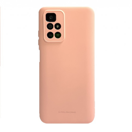 Силиконовая накладка MOLAN CANO для смартфона Redmi 10 (розовая)