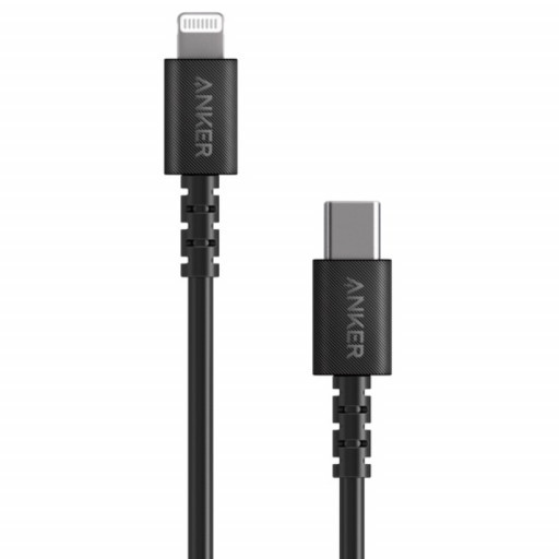 Кабель Anker PowerLine Select+USB-A->Lightning MFI 0,9м A8012 (A8012 H12) (черный)
