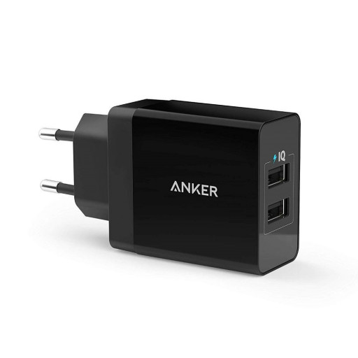 Сетевое зарядное устройство Anker PowerPort 25W 2-Port A2021 (черный)