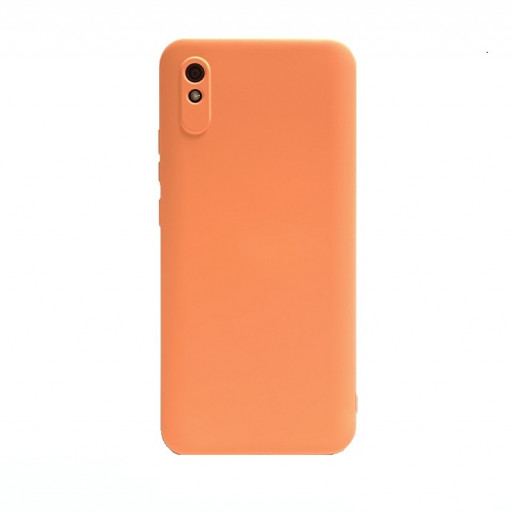 Накладка силиконовая для смартфона Redmi 9A (оранжевый)