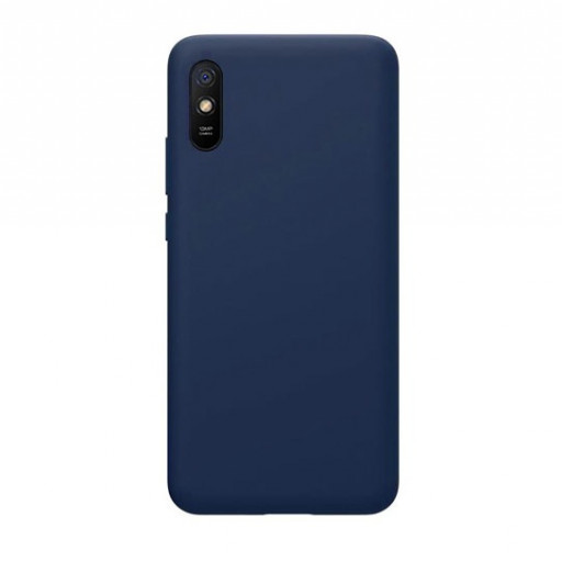 Накладка силиконовая для смартфона Redmi 9A (темно-синяя)