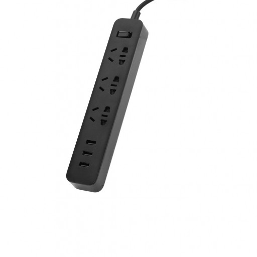 Удлинитель Mi Power Strip 3 USB Ports (черный)