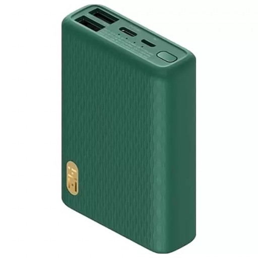 Внешний аккумулятор Xiaomi Mi Power Bank ZMI 10000 mah QB817 Mini Portable (зеленый)