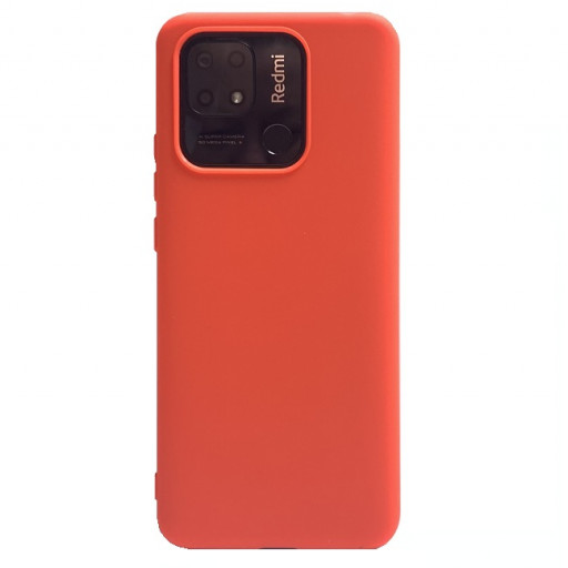 Накладка силиконовая для смартфона Redmi 10C (красная)