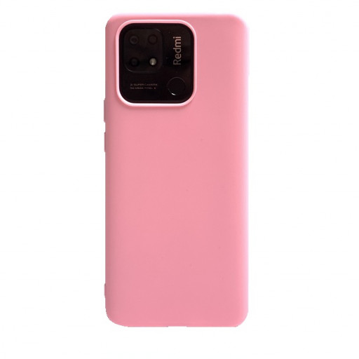 Накладка силиконовая для смартфона Redmi 10C (розовая)