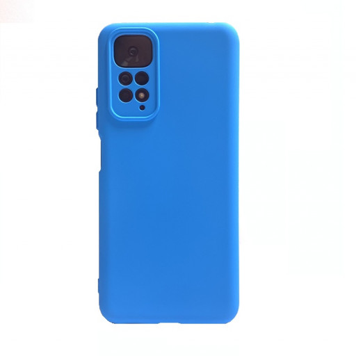 Силиконовая накладка Nano 2.0 для смартфона Redmi Note 11 (голубая)