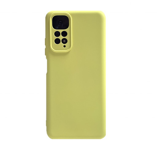 Силиконовая накладка Nano 2.0 для смартфона Redmi Note 11 (желтая)