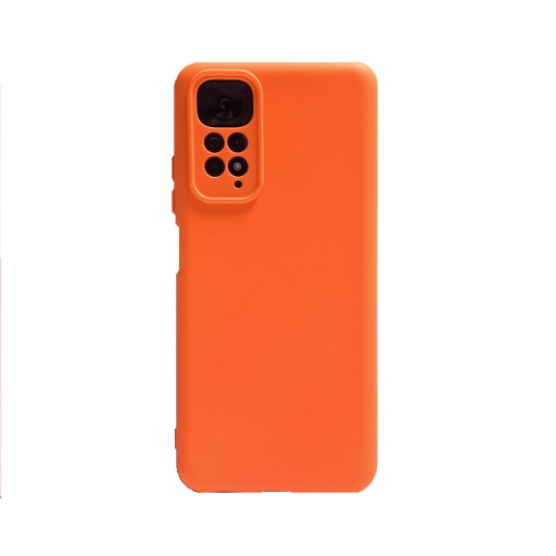 Силиконовая накладка Nano 2.0 для смартфона Redmi Note 11 (оранжевая)