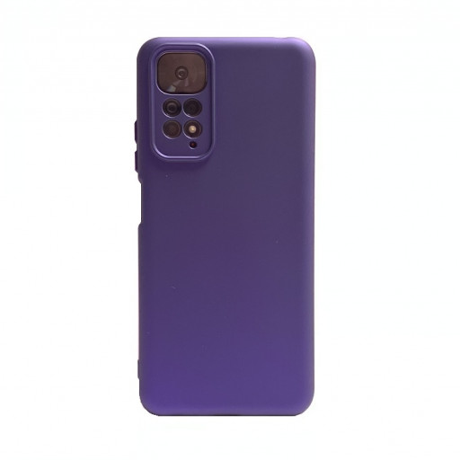 Силиконовая накладка Nano 2.0 для смартфона Redmi Note 11 (фиолетовая)
