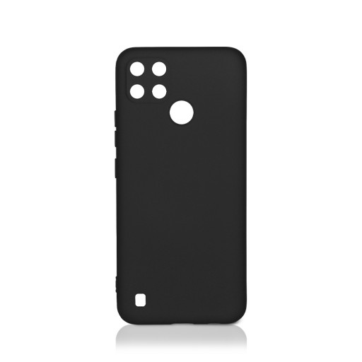 Силиконовая накладка для смартфона Realme C21Y (черная)